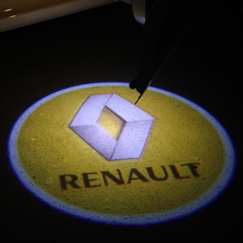 Kit Luci Logo RENAULT Proiettore sottoporta Led Cree Cortesia 5W Kit Luci Logo RENAULT Proiettore sottoporta Led Cree Cortesia 5W